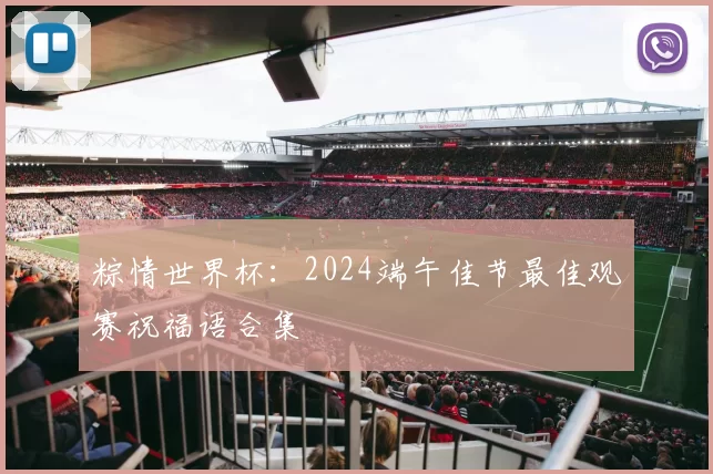 粽情世界杯：2024端午佳节最佳观赛祝福语合集